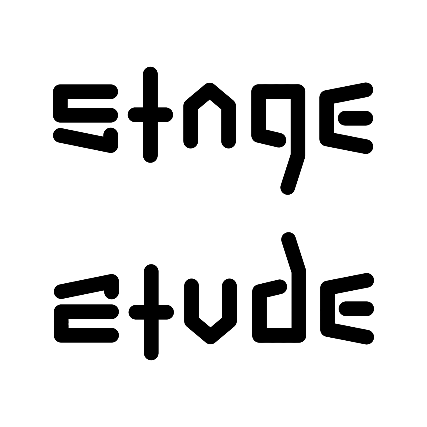 ambigramme Stage Etude