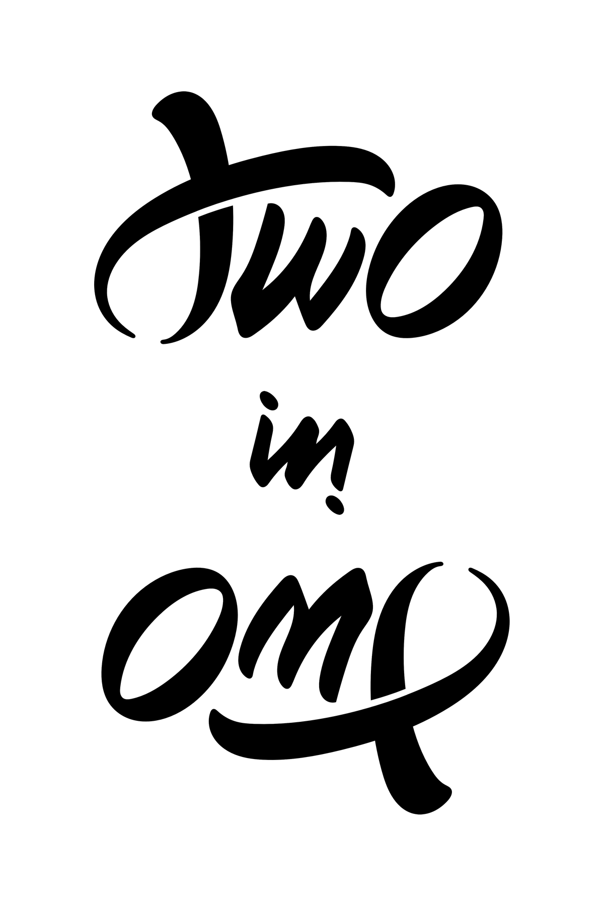 ambigram Two in One black