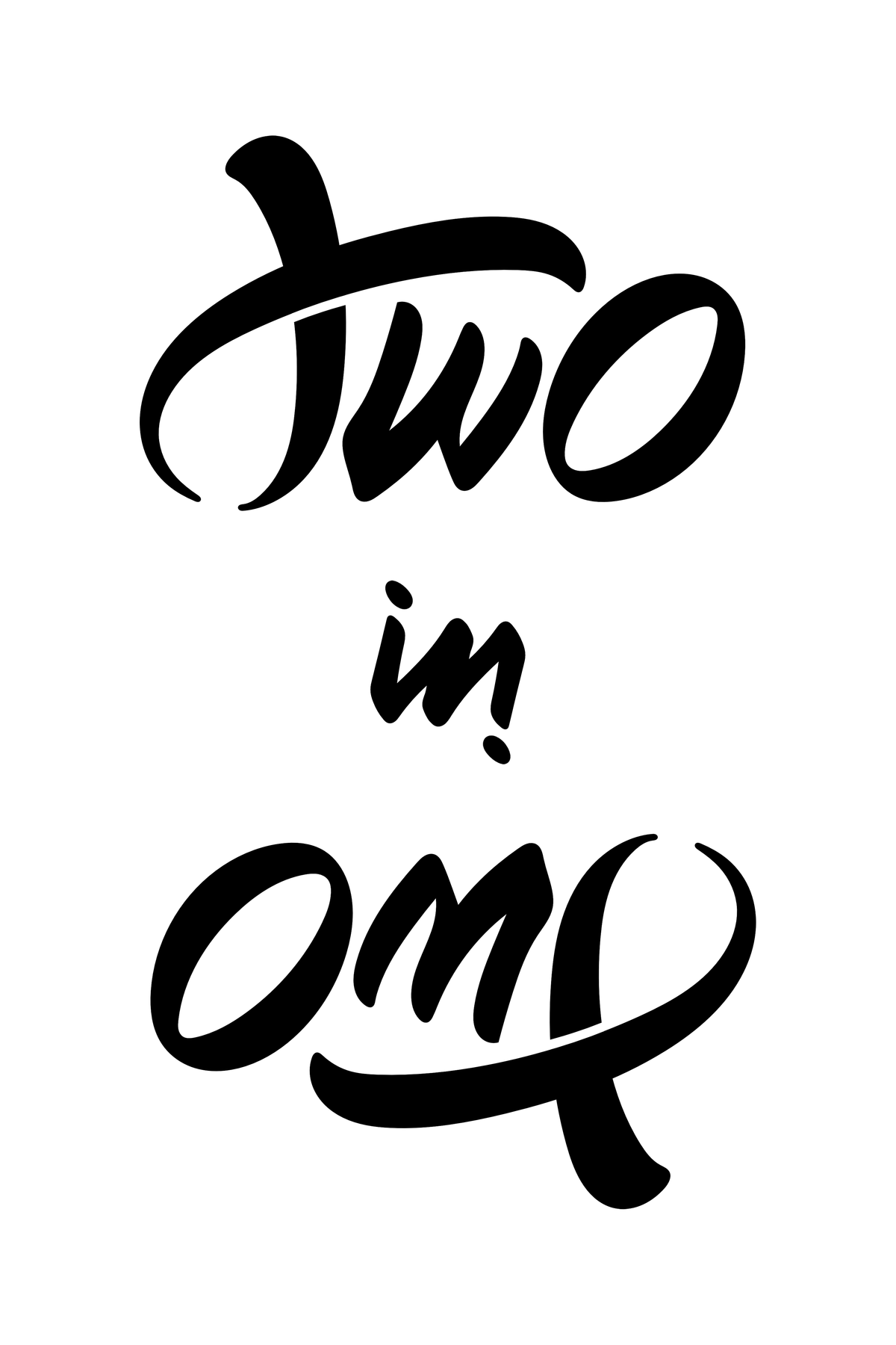 Ambigram Two in One by Basile Morin