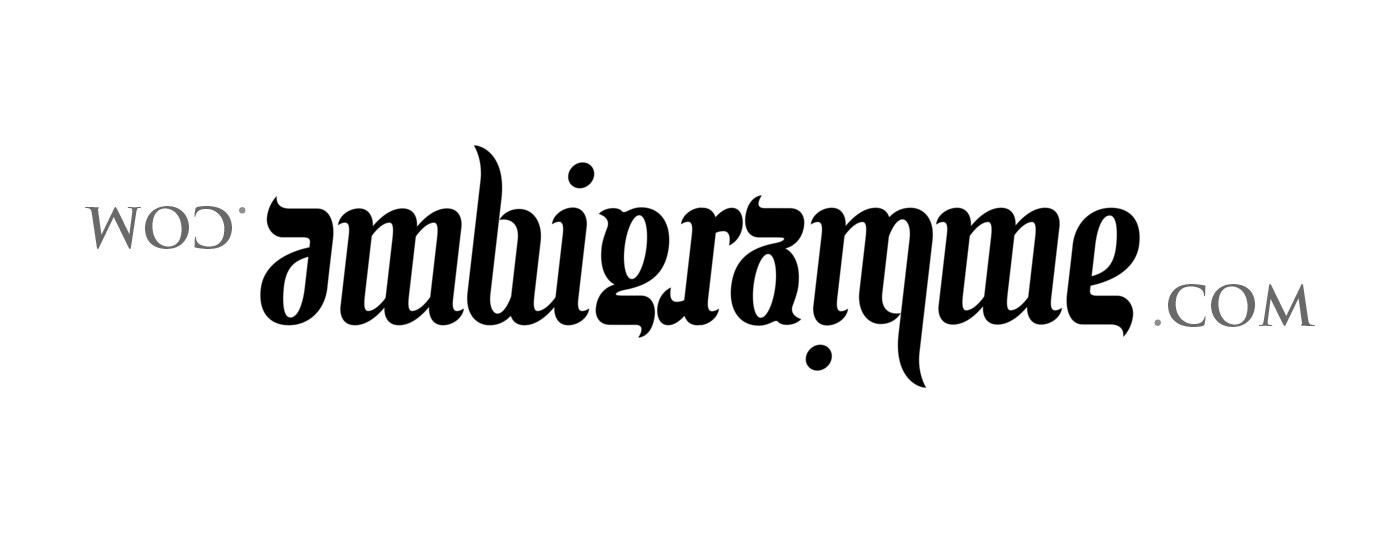 ambigramme com logo