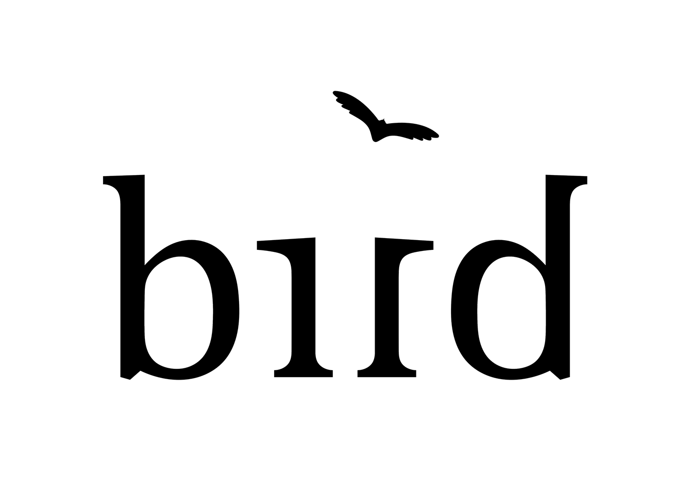 ambigram Bird
