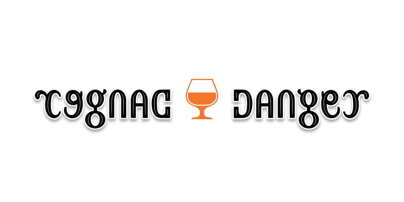 ambigram cognac danger