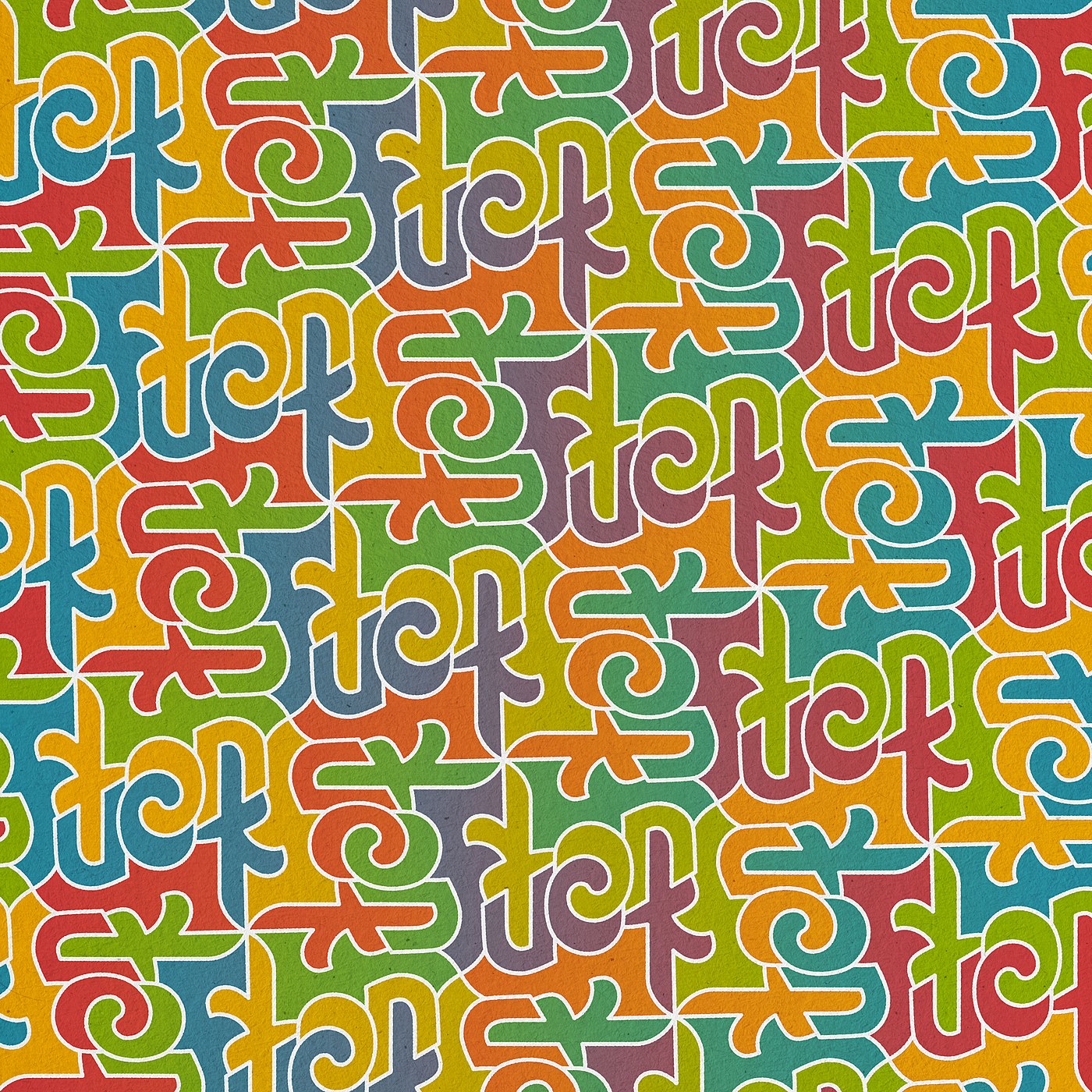 ambigram Fuck tessellation