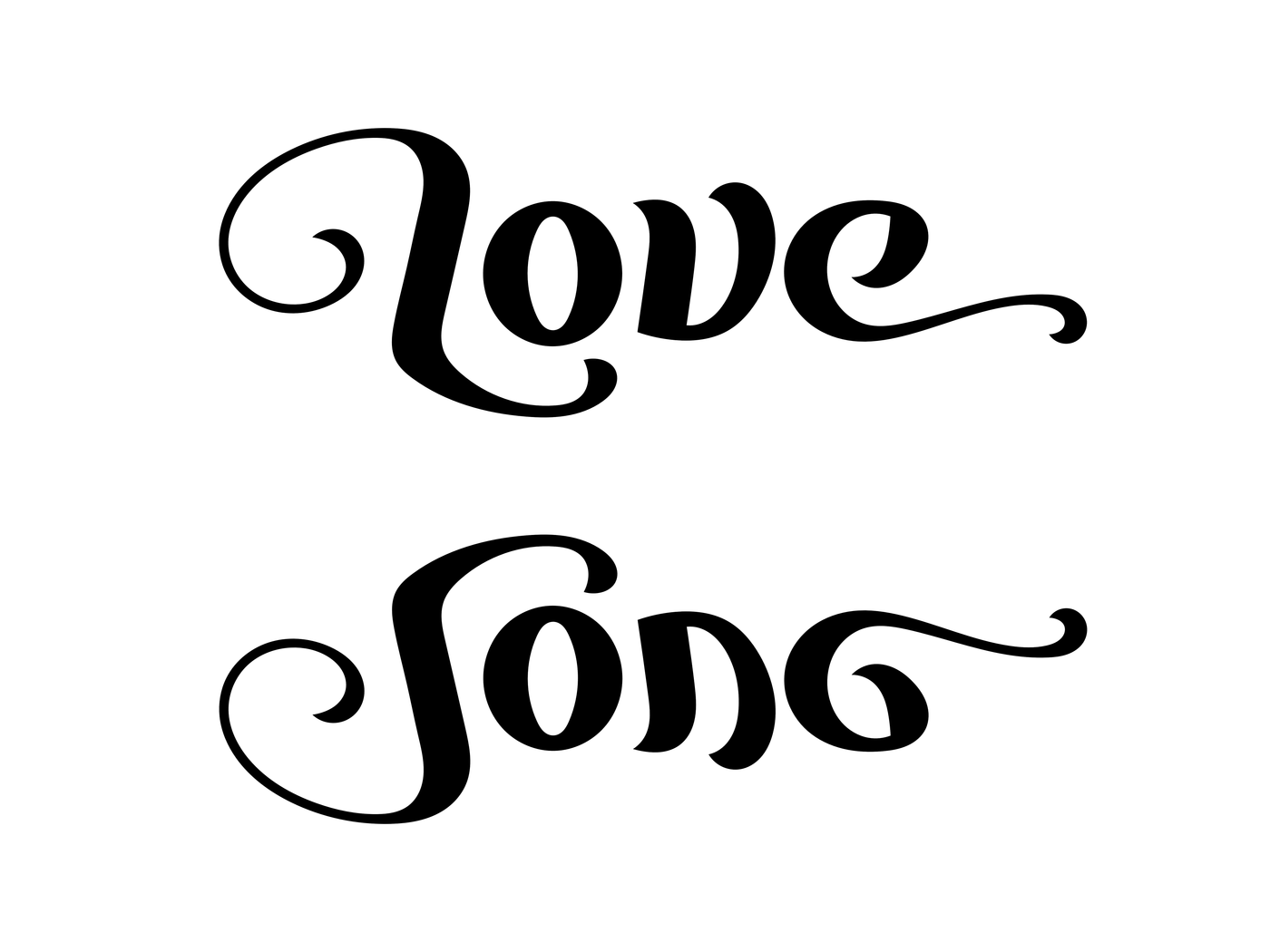 ambigram love song