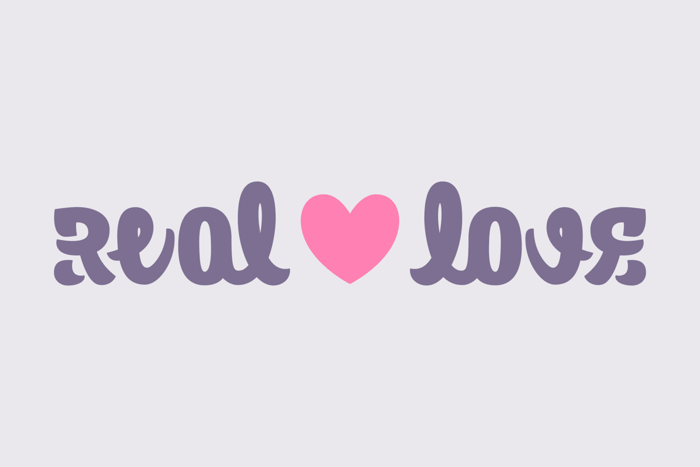 ambigram Real love