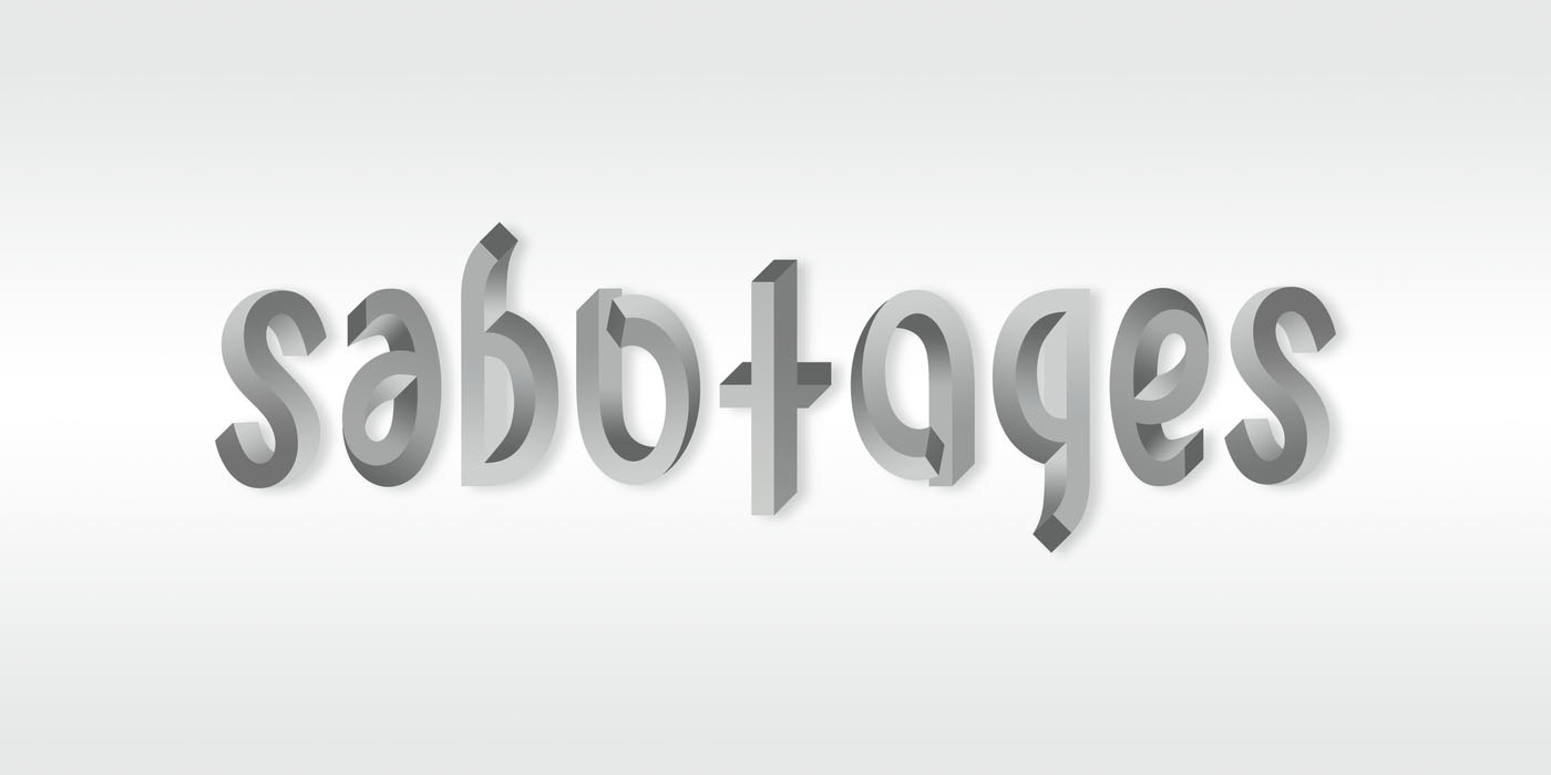 ambigram Sabotages