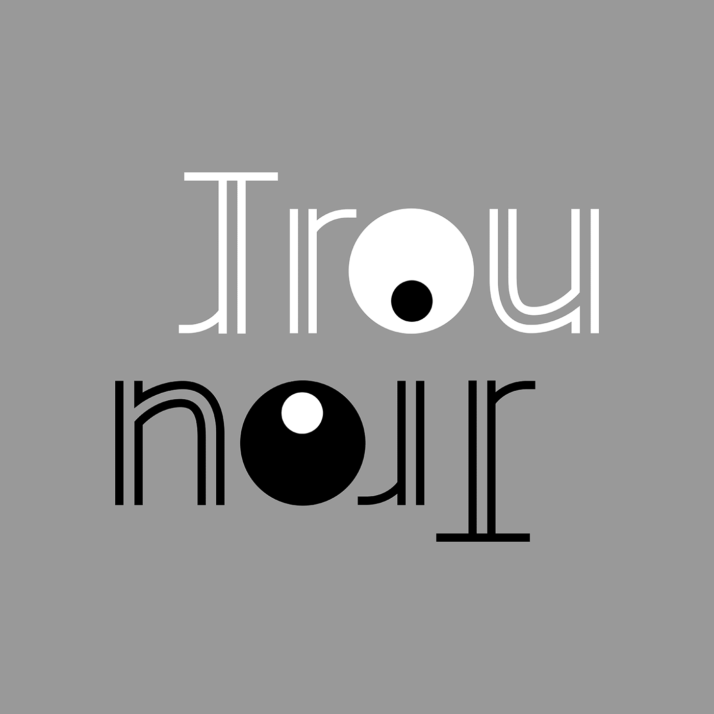 ambigramme Trou noir