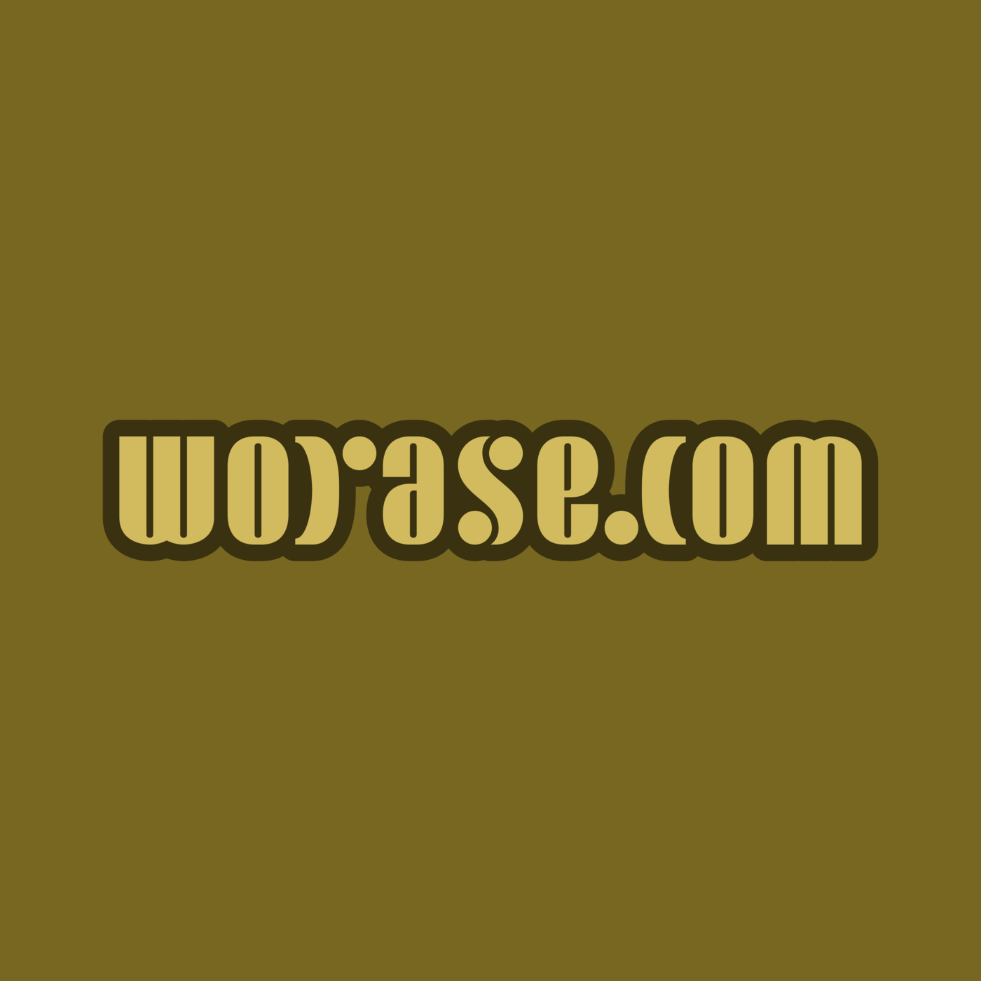 ambigram worase.com green