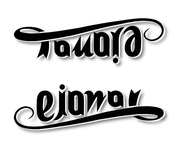 ambigram Tamara Liana