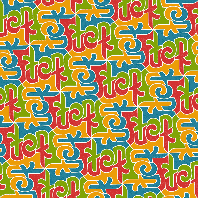 ambigram fuck tessellation animated