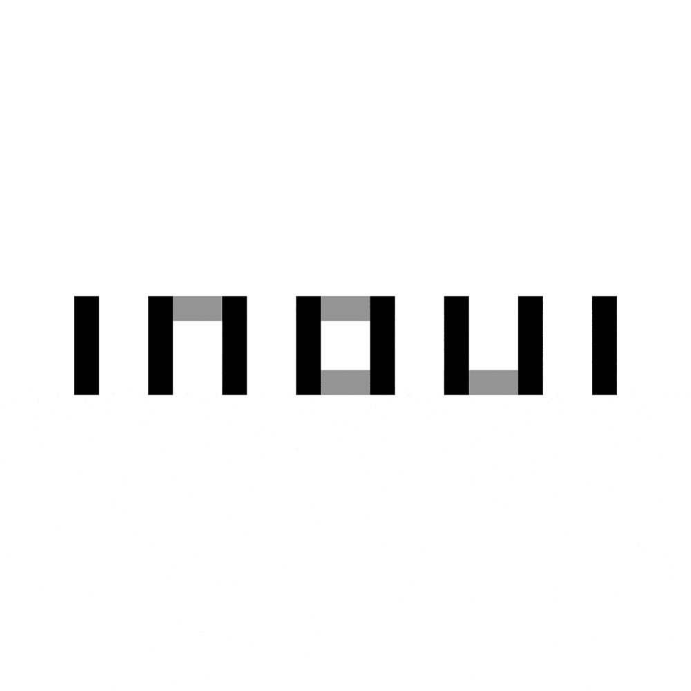 ambigramme Inoui noir et gris
