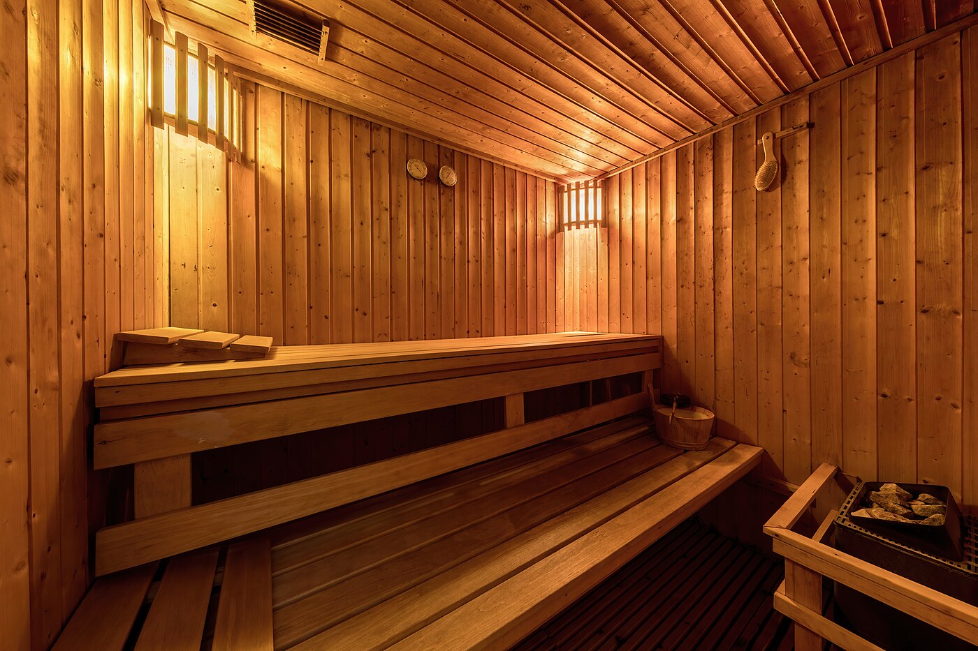 Sauna of the spa at Amantaka luxury Resort & Hotel in Luang Prabang Laos